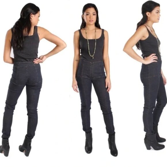 Prairie Underground Black Zip up Pants - Picture 3 of 12